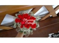 Hand Tied Red Roses